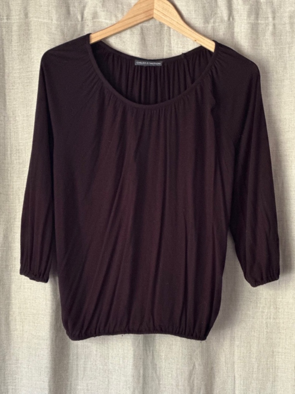 Sweet, Simple, Sexy black shirt that elevates.